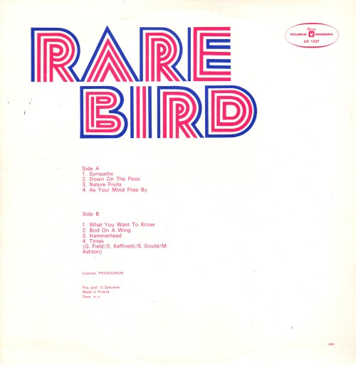 Rare Bird ‎– Rare Bird