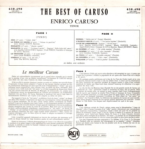 Enrico Caruso - The Best Of Caruso 1