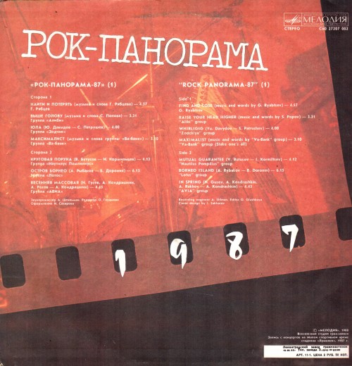 Рок-панорама 1987 (1)