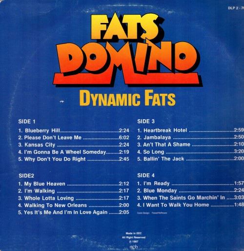 Fats Domino - Dynamic Fats (2 пластинки)