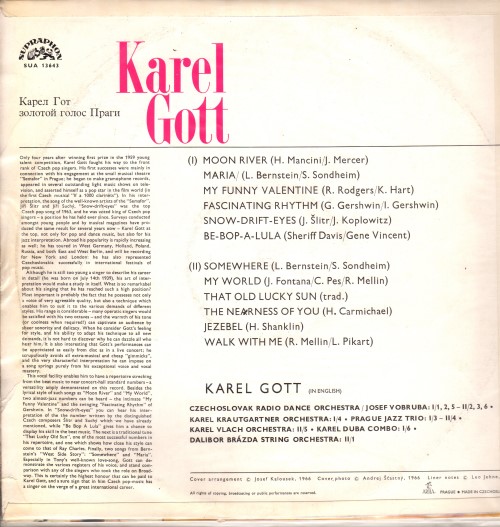 Karel Gott - The Golden Voice Of Prague / Карел Готт - Золотой голос Праги