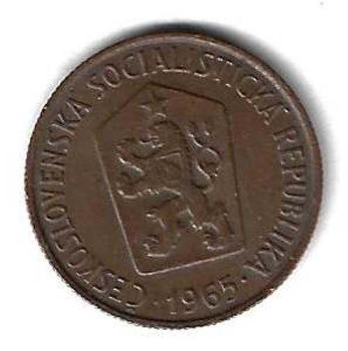 50 геллеров 1965 Чехословакия