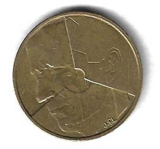 5 франков 1986 Бельгия (BELGIE)