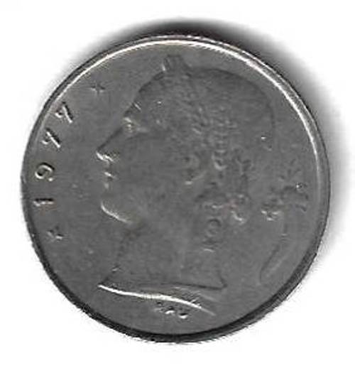1 франк 1977 Бельгия (BELGIQUE)