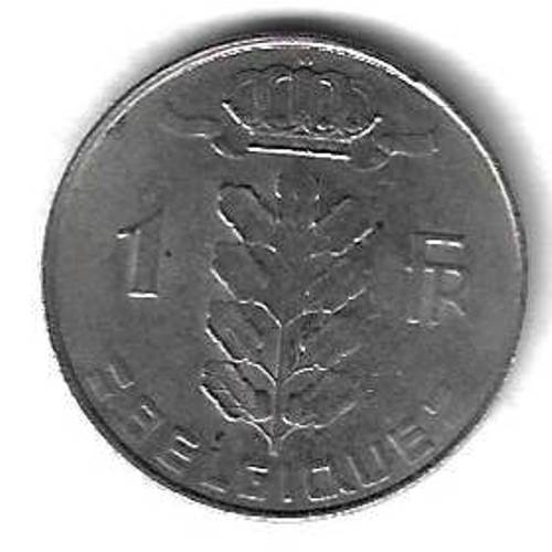 1 франк 1974 Бельгия (BELGIQUE)