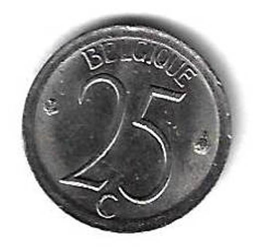 25 сантимов 1970 Бельгия