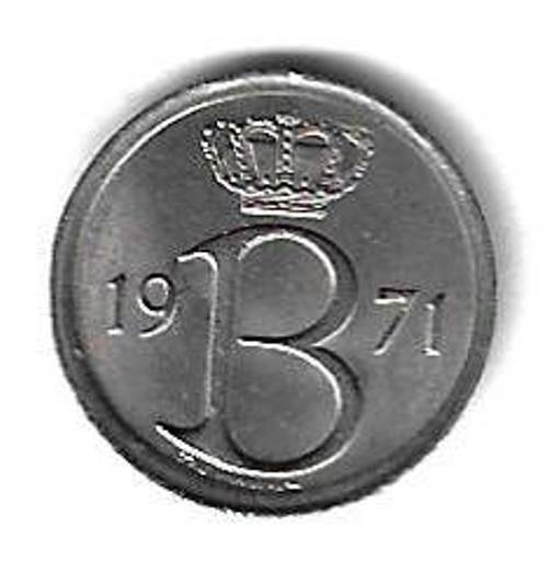 25 сантимов 1971 Бельгия (BELGIE)