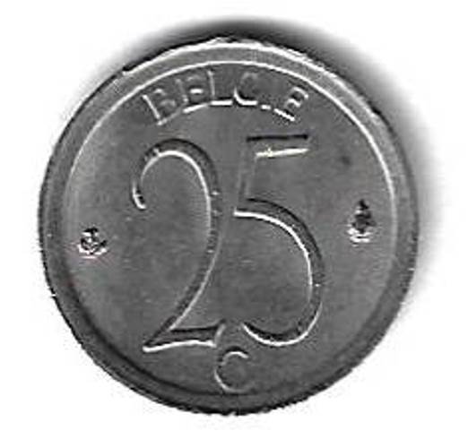 25 сантимов 1972 Бельгия (BELGIE)