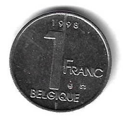 1 франк 1998 Бельгия (BELGIQUE)