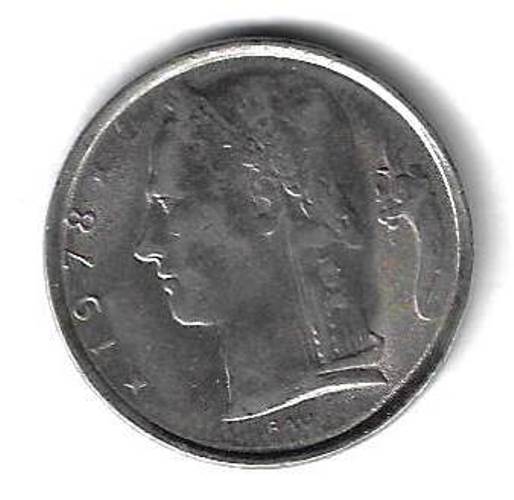 5 франков 1978 Бельгия (BELGIQUE)