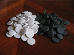 Керамические камни для Го (по 180 шт.)