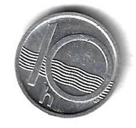10 геллеров 2001 Чехия