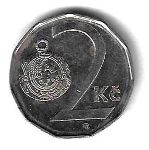 2 кроны 2012 Чехия