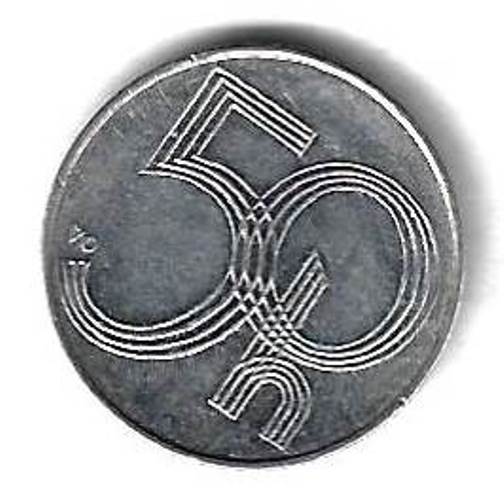 50 геллеров 1997 Чехия