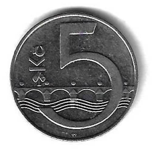 5 крон 1994 Чехия