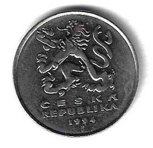 5 крон 1994 Чехия