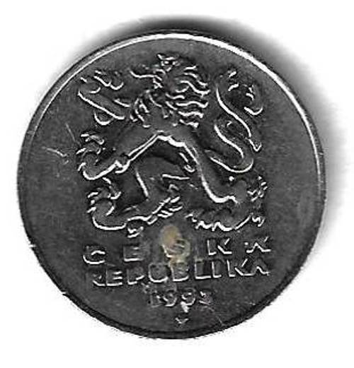 5 крон 1993 Чехия