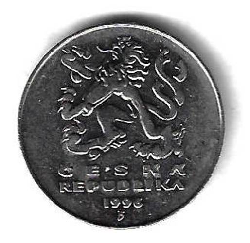 5 крон 1996 Чехия