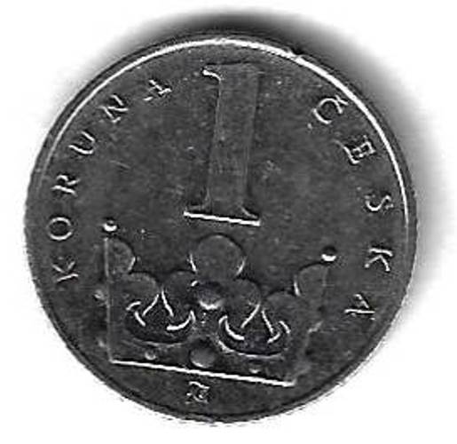 1 крона 1994 Чехия