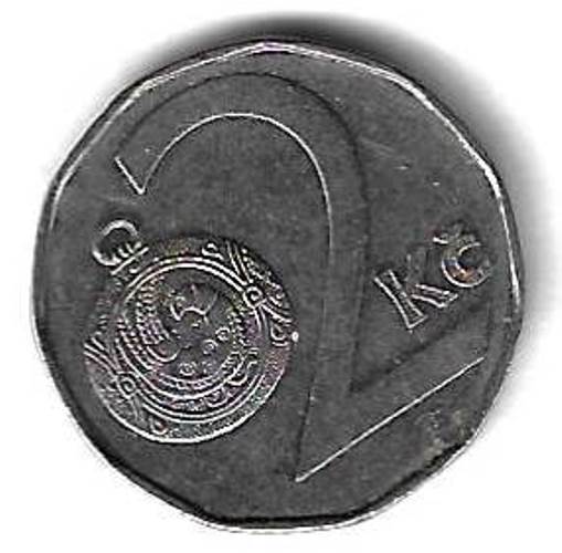 2 кроны 1993 Чехия