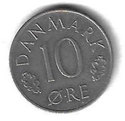 10 эре 1975 Дания