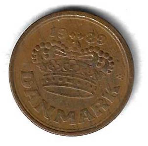 50 эре 1989 Дания