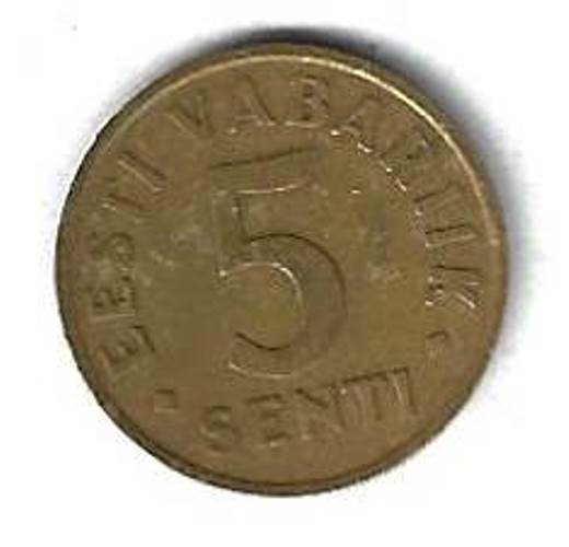 5 сентов 1995 Эстония