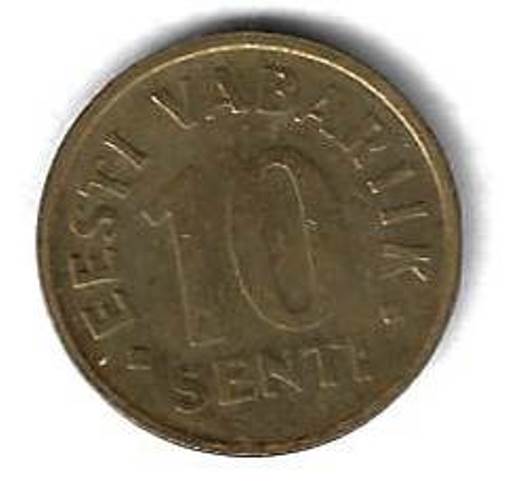 10 сентов 1996 Эстония