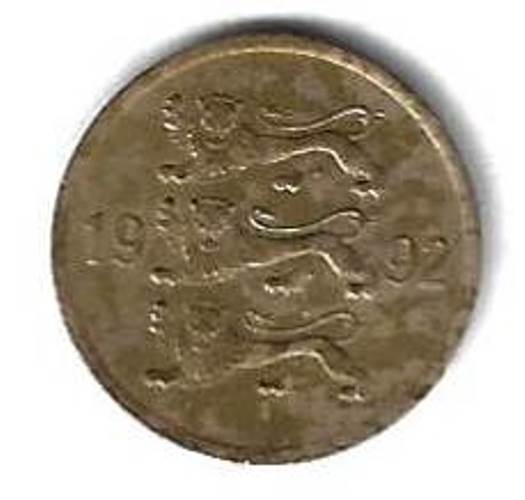 5 сентов 1992 Эстония