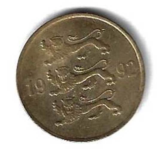 20 сентов 1992 Эстония
