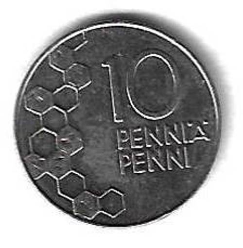 10 пенни 1992 Финляндия