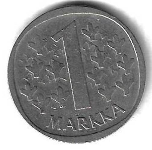1 марка 1972 Финляндия