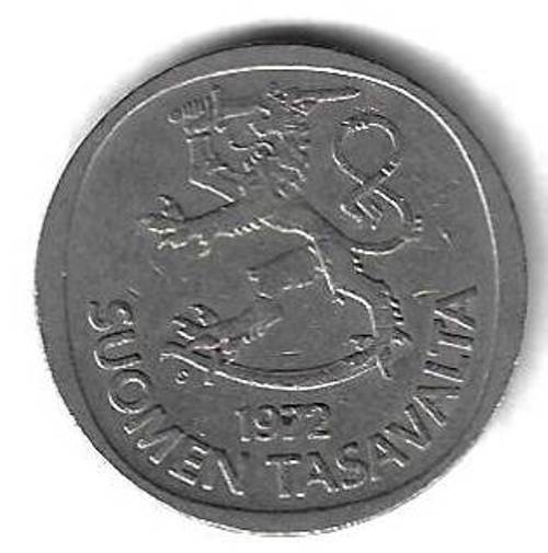 1 марка 1972 Финляндия