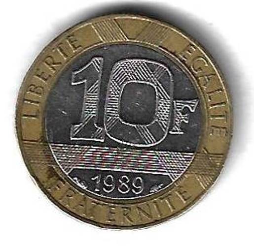 10 франков 1989 Франция