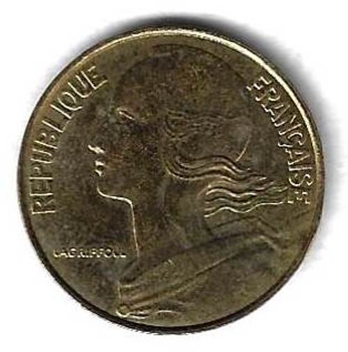 20 сантимов 1997 Франция