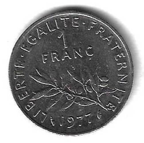 1 франк 1977 Франция