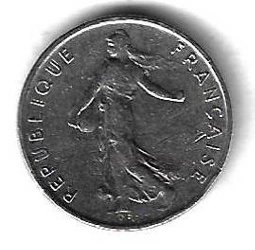 1/2 франка 1966 Франция