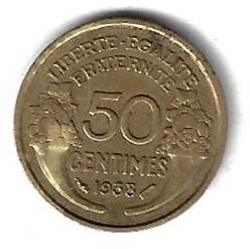 50 сантимов 1938 Франция