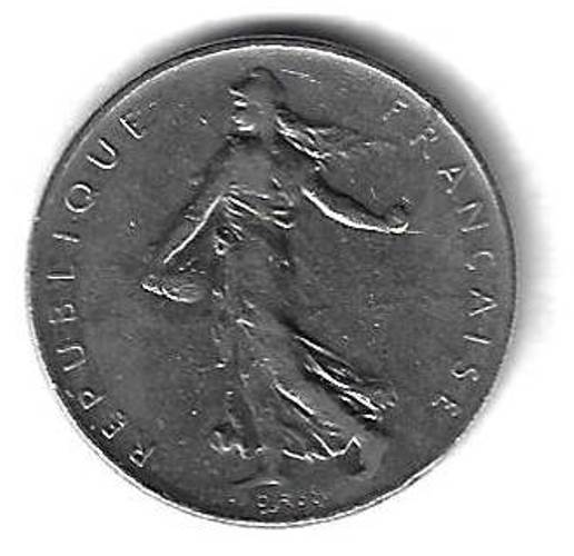 1 франк 1971 Франция