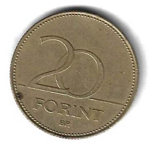 20 форинтов 2007 Венгрия