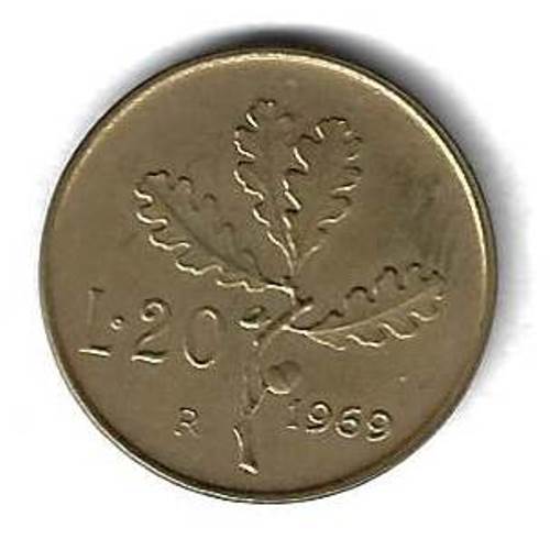 20 лир 1969 Италия