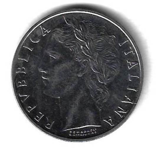 100 лир 1966 Италия