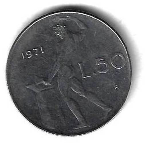 50 лир 1971 Италия