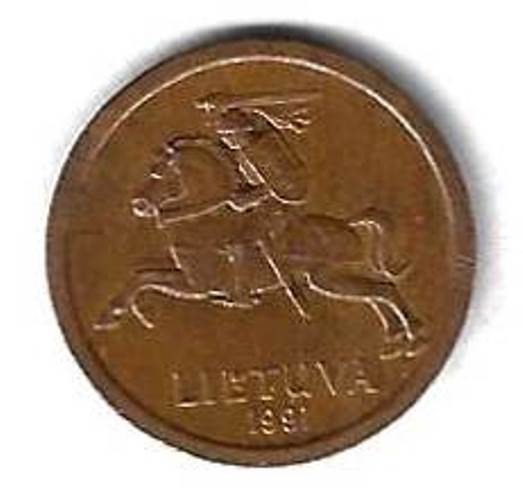 10 центов 1991 Литва