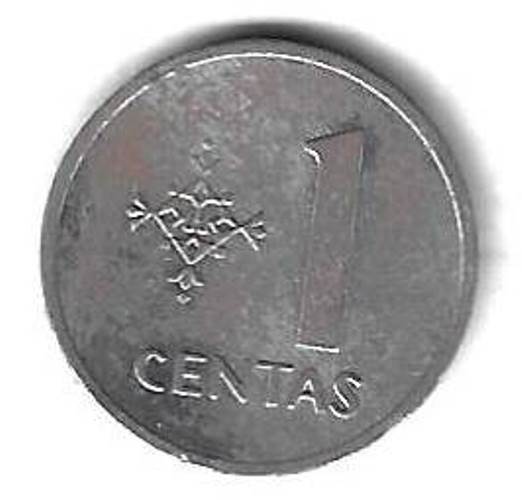 1 цент 1991 Литва