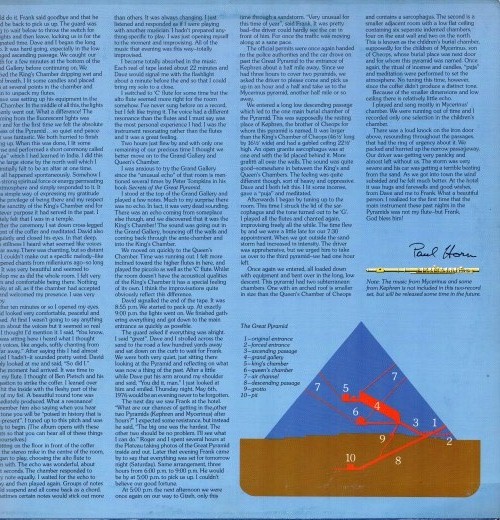 Paul Horn ‎– Inside The Great Pyramid / Пол Хорн – Внутри Великой пирамиды (2 пластинки)