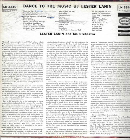 Lester Lanin And His Orchestra - Dance To The Music Of Lester Lanin