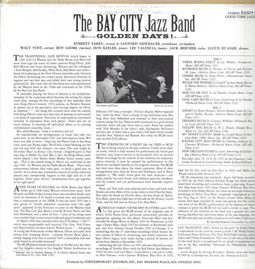 The Bay City Jazz Band - Golden Days