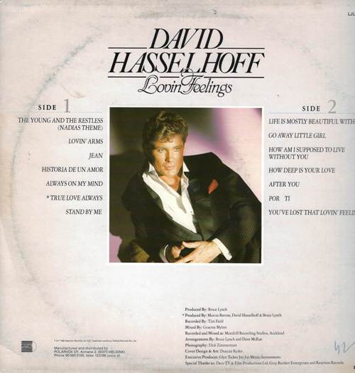 David Hasselhoff - Lovin' Feelings / Дэвид Хассельхофф - Lovin' Feelings