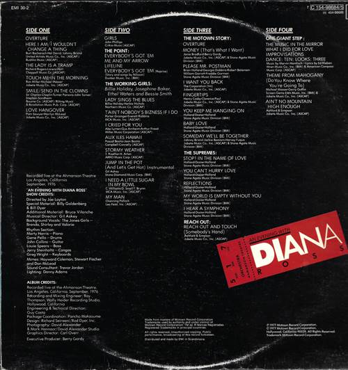 Diana Ross - An Evening With Diana Ross / Дайана Росс - An Evening With Diana Ross (2 пластинки)